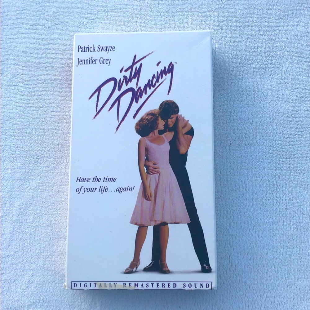 Dirty Dancing VHS Tape Movie 80’s Patrick Swayze Vintage